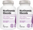 Nicotinamid Riboside - 300mg Nicotinamid Riboside (NR) per Serving, 400mg Koenzým Q10 Ubichinón, 30 VegiCaps per fľaša (60 Caps - balenie po 2)