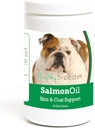 Zdravé plemená Bulldog Salmon Oil Soft Chews 90 Count