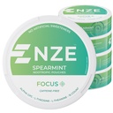 NZE kofeín bez nootropných puzdier (Spearmint) - Nootropic Pouches with Alpha GPC, L-Tyrosine & L-Theanine - bez cukru alebo umelých sladidiel - 15 Nicotin Free Pouches Per Can - 5 balení