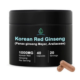 Holistický Bin Korean Red Ginseng Kapsule Pure Panax Ginseng Supplement 