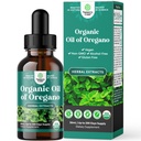 Organické kvapky Oregano oleja - superkoncentrovaný tekutý olej Oregano s Carvatrolom 60% pre zadusenie a imunitnú podporu - Tekutý bylinný extrakt Tinktúra pre imunitnú silu a zdravé intestíny - 30 ml