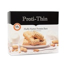 Proti-Thin Fluffy Nutter Protein Bars, 15g Protein, Nízke kalórie, Veľmi nízka Carb (VLC), Nízky tuk, High Fiber Snack Bar, KETO Diet Friendly, Ideal Protein Compatible, No Gluten Ingredients, 7 /Box
