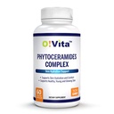 Fytoceramidy komplex, opravy a omladenie kože, Anti-Aging podpora, Rastlinné odvodené Ceramidy, s vitamínmi C, B-6, a B-12, 2-Mesiac dodávky (60 non-GMO kvapalné kapsuly)