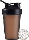 Fľaša 12oz Proteín Shaker Plastová fľaša pre Pre & Post cvičenie s Twist a Lock Protein Box Úschovňa, Prenosná fitness fľaša pre Fitness Enthletes (čierna, 12 oz)