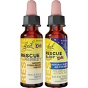 Detský deň a noc Bundle, Bach Rescue Remedy Detské dropper [a] RESCUE spánok deti dropper- 2-Pk, Zmiernenie stresu a podpora spánku s prírodnými kvetmi esencie, Homeopatické, Non-Alcohol Formula, 10mL Ea