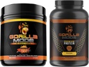 Gorilla Mind pre Cvičenie (Orange Rush) + Premium Wheey Protein (Chocolate) - Komplexný Stack pre napĺňanie maximálnych výsledkov
