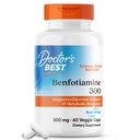 Najlepšie lekár Benfotiamín 300 s BenfoPure, pomáha udržiavať zdravé Glukóza Metabolizmus, non-GMO, Vegan, Gluten Free, Soy Free, 300 mg, 60 Veggie Caps