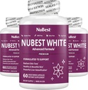 NuBest White - podporuje nádhernú a radiantnú pokožku s glutatiónom, mliečnym extraktom z bodliaka, L-cysteínom, vzácnymi bylinami a vitamínmi (3 balenia)