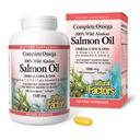 Kompletné Omega podľa prírodných faktorov, Wild Aljašský lososový olej, podporuje zdravie srdca a mozgu s Omega-3 DHA a EPA, 180 softgels (180 porcií)