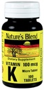 Prírodná zmes vitamín K 100 μg tablety 100 Ct