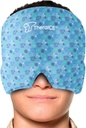 TheraICE Migréna Relief Cap Junior, Upokojujúce bolesti hlavy Boo Boo Boo Ice Pack Masky, Chladenie gélový klobúk JR, tvár studený kompresný hlavica pre Bumps, Bruiss a Chladenie teploty