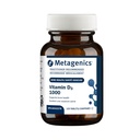 Metagény Vitamín D3 1000 IU - Vitamín D doplnok pre zdravú tvorbu kostí, kardiovaskulárne zdravie a imunitnú podporu - 120 Počet