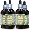 Anamu (Petiveria Alliacea) Glycerit, sušený rastlinný alkohol-FREE tekutý extrakt (názov brand: HerbalTerra, hrdo vyrobený v USA) 4x4 fl.oz (4x120 ml)