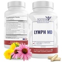Lymfatický MD - Lymfatický Drainage Supplement - s hypromelínom, Echinacea, Burdock Root, púpava, Rutin, Kelp & More - Lymfový systém Podpora pre ženy a mužov - 60 kapsúl