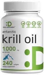 DEAL Application Antarktída Krill Oil, 1000mg Per Serving, 240 Softgels 