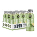 Isopure Zero Carb 32g Clear Protein Ready-to-Drink, Wheey Protein Isolate, Green Tea, 12 Pack (Backaging May Vary)