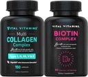 Vital Vitamíny Multi Collagen pilulky + Biotin Complex pilulky