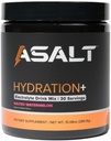 ASALT Hydratácia+ Elektrolytová prášková nápoj Mix, 30 Slúži, bez cukru s Himalájska ružová soľ, Zinok, Kreatín monohydrát, a taurín, Aktívne zotavenie pre šport a fitness, Keto a Paleo