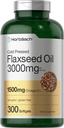 Horbäach ľanový olej Softgel Kapsule 3000mg 