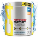 C4 Ripped Sport Pre Cvičenie Powder Arctic Snow Cone - NSF Certified for Sport + Sugar Free Preworkout Energy Supplement for Men & Women - 135mg Caffeine + chudnutie - 30 Servings