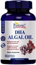 (8 balenia) Esmond Natural: DHA Algal Oil (vyrobené s olejom Onavita. 40% kyselina dokosahexaénová. Podporuje mozog, oko a nervový systém), GMP, Natural Product Assn Certified, Made in USA - 500mg, 480 Softgels