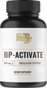 Golden After 50 BP-Activate - Nitric Oxide Supplement with Essential Amino Acides - Blood Circulation and Heart Health Suplement - 60 Kapsule - 800mg L Arginine, AAKG, L Citruline