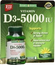 Prírodný vitamín D3 5000 IU, 300 softgelov