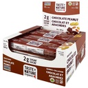 Chuť prírody - organické 2g cukru čokoláda Arašidová - nízka cukor Snack and Breakfast Bar, High Fiber Energy Bar - 16 Gróf Snack Pack