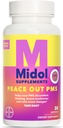 MIDOL Doplnky mier Out PMS, PMS podpora doplnok, Formulované s čerešňami pomôcť zmierniť nežnosť prsníkov a mierne zmeny nálady, tiež s zázvor prášok a Valerián extrakt, 30 Počet
