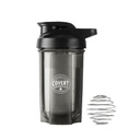 Unicorn Co X Covert Atletics 2024 Shaker for Protein, Pre Cvičenie, 16oz (Čierny)