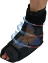 Úľava pri bolestiach nôh Hot/Cold Gel Wrap - Efektívne uľaviť nohy a členky bolesti pomocou kompresného gélu Ankové ľadové balenie Zalomenie - Vyhrievané alebo chladené, ciele všetkých oblastí členky a nohy - veľké