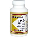 TMG (Trimethylglycín) 500 mg w/kyselina folinová & B12 kapsuly - Hypo 120 kapsúl