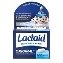 Lactaid Pôvodná sila Laktóza Intolerancia Pills, 9000 FCC Natural Lactase Enzyme Dairy Relief Caplets, pomáha predchádzať plynu, Bloating & Diarea Vzhľadom k citlivosti laktózy u dospelých a detí, 120 Počet
