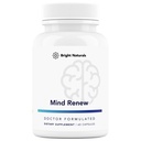 Mind Renew - Made in The USA - Brain Supplement for Memory and Focus - Podpora Vitality a energie, 60 Kapsule