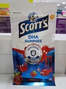 Scott's DHA Gummies, Strawberry Avour, 15s, Vitamin D,Essential for Healthy Growth & Development in Children and Healthy Immune Function.