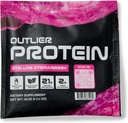 Plant based Clear Protein Strawberry - Vegetariánska & Vegan - Ľahko sa dá vykopať, bez lepku, bez cukru, bez mliečnych výrobkov, bez sóje (25 jednoslnečných balíčkov, jahodová)
