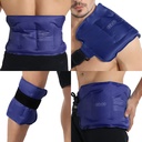 REVIX Ice Pack for Injuries Reusable Gel for Lower Back, Cold Packs for Back Rajler, lakť, Hip, Noha, Wrap Around Entrire Knee, Soft Cold Compress,16 × 9" Navy