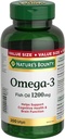 Prírodné Bounty Omega-3 1200mg 200 počet