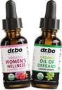 Hormonálna rovnováha pre ženy a oregano olej organické kvapalné kvapky - wellness Organic Hormonal Balance & Menstrual Cramp Obdobie podpora - olej z Oregano kvapky Tinktúra extrakt očistiť Detox