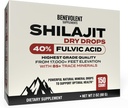 Premium Shilajit Dry Drops - (150 gróf, 250mg Each) Maximum Potency Pure Shilajit pre mužov so 40% Fulvic Acid & 85+ Trace Minerals for Energy, Metabolizmus & Immune Health - Non-GMO & Made in USA