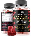 [ 5 z 1] Vápnikové guličky pre ženy a mužov s horčíkovým vitamínom B12 Vitamín K2 a vitamín D3 