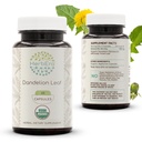 HerbEra Dandelion Leaf USDA Organic 60 Kapsule 