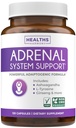 Adrenal Support & Cortisol Manager (Non-GMO) Výkonný Adrenal Health s L-Tyrosine & Ashwagandha - Udržujte vyvážené hladiny kortizolu a stresu Relief - Únava Supplement - 120 Kapsule